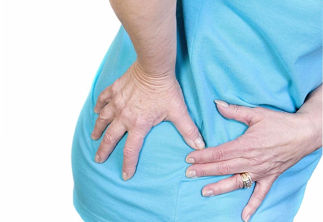 Douleur dans l'articulation de la hanche due à l'arthrose