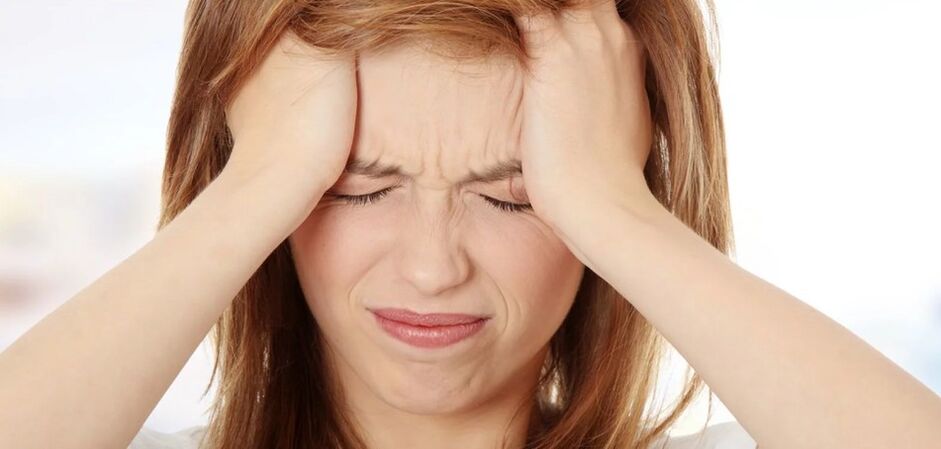Les migraines sont une conséquence de l'ostéochondrose
